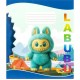 Зошит кольоровий 12 листів, клітина Labubu
