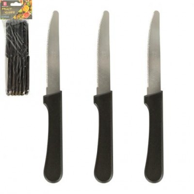 Набір кухонних ножів 12шт з хвилястою заточкою 18,5см ZP7-12Y Набір кухонних ножів 12шт з хвилястою заточкою 18,5см ZP7-12Y