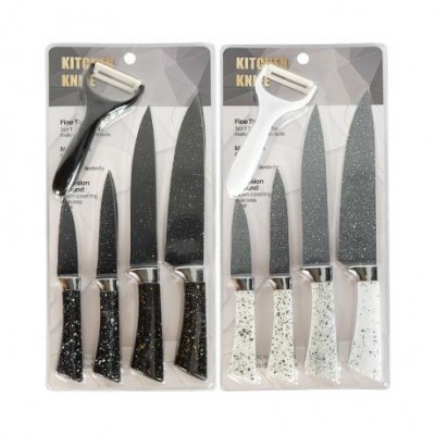 Набір кухонних ножів, 5 предметів з овочечисткою Z3P-5000 Набір кухонних ножів, 5 предметів з овочечисткою Z3P-5000