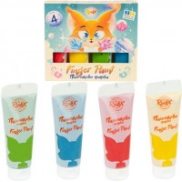 Фарби пальчикові 4*60мл,туба RUDIX 840401