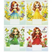 Зошит кольоровий 12 листів, клітина 3850к