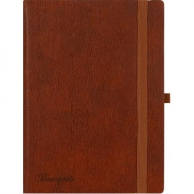 Щоденник 2026 недатований А5 шкір.зам.,160л. 9949 клітинка на резинці