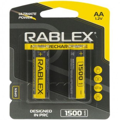 Акумулятори RABLEX АА 1500 1.2V, що перезаряджаються 001230