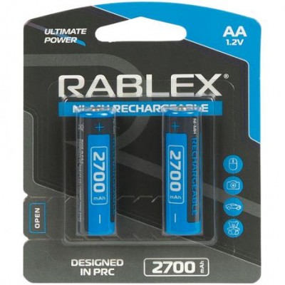 Акумулятори RABLEX АА 2700 1.2V, що перезаряджаються 001261