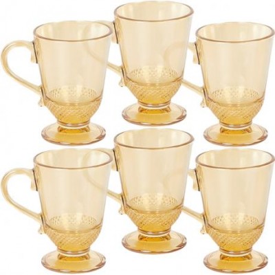 Чашка тонована скляна 315мл для капучіно та глінтвейну TZ5006B Чашка тонована скляна 315мл для капучіно та глінтвейну TZ5006B