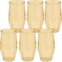 Склянка тонована скляна 450мл DSKB502-2D Золото