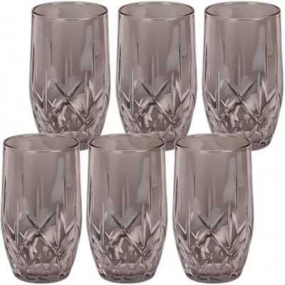 Склянка тонована скляна 450мл DSKB502-2C Чорний