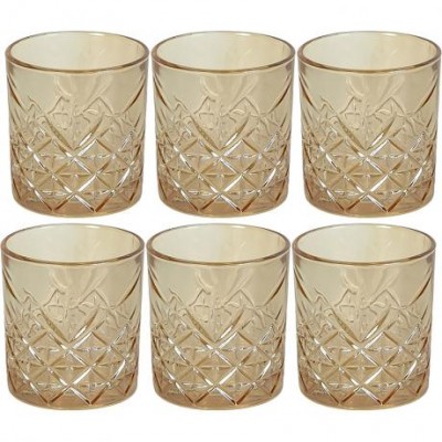 Склянка тонована скляна 340мл DSKB033-2 Золото