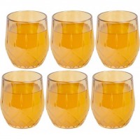 Склянка тонована скляна 320мл DSKB502-1B Золото