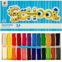 Пластилін  24 кольори по 12 г.,стек,GAMMA UA 200319