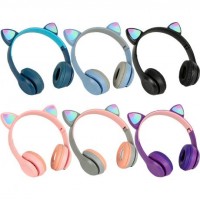 Навушники Bluetooth з вушками та LED-підсвічуванням MZ-47складні
