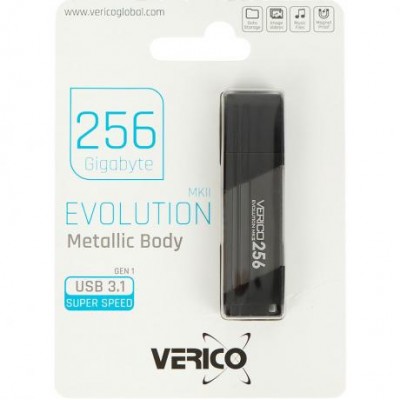 Флешка USB накопичувач Verico USB 256Gb MKII Gray USB 3.1 605574