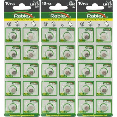 Батарейка RABLEX таблетка 1.5V AG1 (LR60)