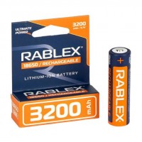 Акумулятор RABLEX 3200mah 3.7V 18650 перезаряджуваний 001902