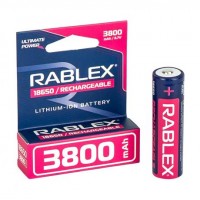 Акумулятор RABLEX 3800mah 3.7V 18650 перезаряджуваний 001940