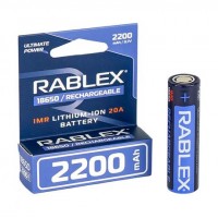 Акумулятор RABLEX 2200mah 20А 3.7V 18650 високотоковий 000325