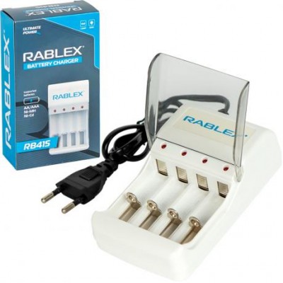 Зарядний пристрій RABLEXдля Ni-MH/Ni-Cd/ AA/AAA акумуляторів RB415