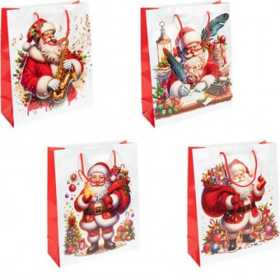 Пакет подарунковий Новий Рік 26х32х10см 156-2 Пакет подарунковий Новий Рік 26х32х10см 156-2