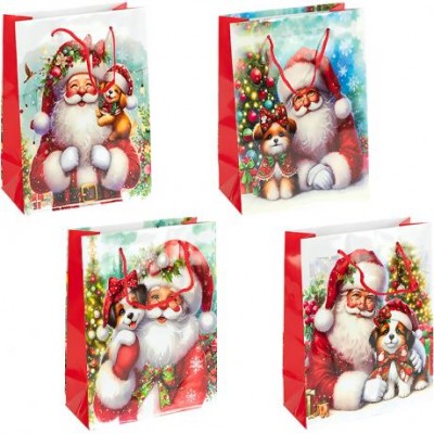 Пакет подарунковий Новий Рік 32х44х11см 153-3 Пакет подарунковий Новий Рік 32х44х11см 153-3