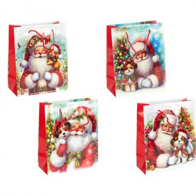 Пакет подарунковий Новий Рік 18х21,5х8см 153-1 Пакет подарунковий Новий Рік 18х21,5х8см 153-1