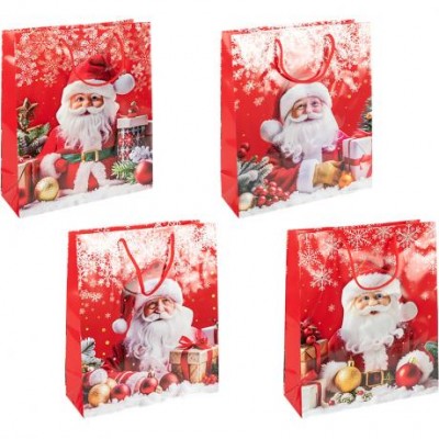 Пакет подарунковий Новий Рік 26х32х10см 2565-2 Пакет подарунковий Новий Рік 26х32х10см 2565-2