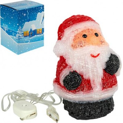 Декоративна фігурка Дід Мороз з LED-підсвічуванням 20-20-29