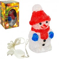 Декоративна фігурка Сніговик з LED-підсвічуванням 20-20-6