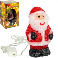 Декоративна фігурка Дід Мороз з LED-підсвічуванням 20-20-27