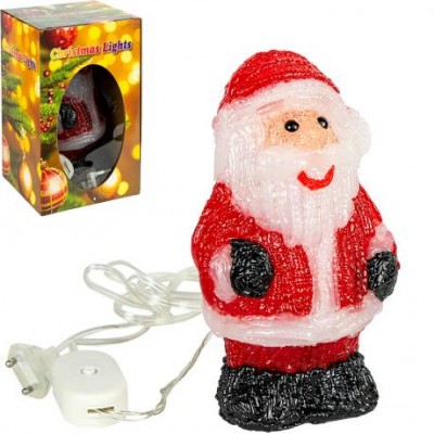 Декоративна фігурка Дід Мороз з LED-підсвічуванням 20-20-27