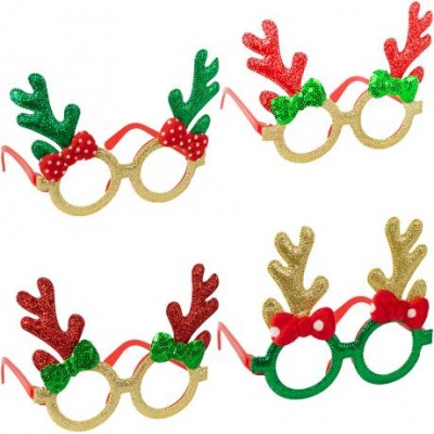 Окуляри новорічні Ріжки з бантиком 2521