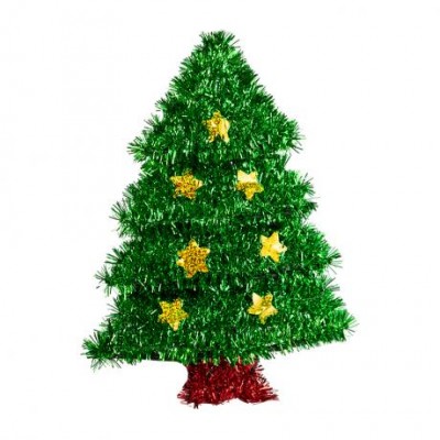 Прикраса з дощику Ялинка 6033-3 Прикраса з дощику Ялинка 6033-3