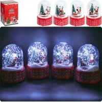 Новорічна декоративна Куля-завірюха з підсвічуванням ZYMD10HUSB