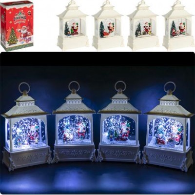 Новорічний декоративний Ліхтар-завірюха з підсвічуваннямZY-1728USB