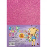 Фоаміран фуксія гліттер А4 IR-EVA-004,21х29,7см, 2,00 мм 5 лист. Фоаміран фуксія гліттер А4 IR-EVA-004,21х29,7см, 2,00 мм 5 лист.