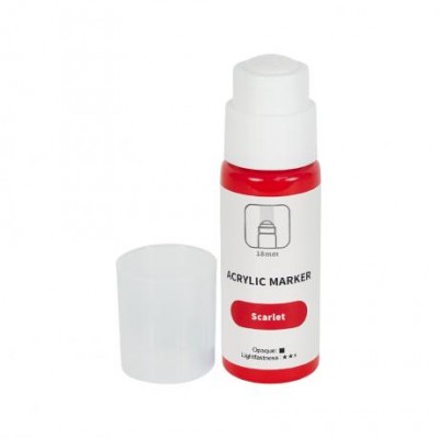 Маркер-краска акриловий Scarlet Art Rangersкруглий наконечник 18 мм, 60 мл PA86002 Маркер-краска акриловий Scarlet Art Rangersкруглий наконечник 18 мм, 60 мл PA86002