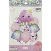 Набір повітряних куль 9шт для створення фотозони 1404-65 Набір повітряних куль 9шт для створення фотозони 1404-65