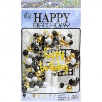 Набір повітряних куль 108шт для створення фотозони 1404-6/M1277 Набір повітряних куль 108шт для створення фотозони 1404-6/M1277