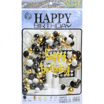 Набір повітряних куль 108шт для створення фотозони 1404-6/M1277