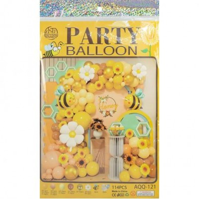 Набір повітряних куль 114шт для створення фотозони 1404-9/AQQ-121 Набір повітряних куль 114шт для створення фотозони 1404-9/AQQ-121