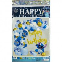 Набір повітряних куль 108шт для створення фотозони QQL-049/1404-13 Набір повітряних куль 108шт для створення фотозони QQL-049/1404-13