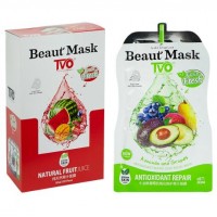 Набір масок тканинних 20шт зволожуючих для обличчя Avocado and Grapes TVO 014