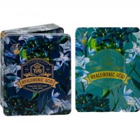 Набір масок 2в1 тканинних 10шт Hyaluronic Acid для обличчя в металевому боксіTVO-073 Набір масок 2в1 тканинних 10шт Hyaluronic Acid для обличчя в металевому боксіTVO-073