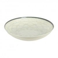 Тарілка керамічна 7-ка з візерунком D18*5см 300мл 6895-34