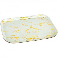 Піднос прямокутний 30*40см білий RH-05