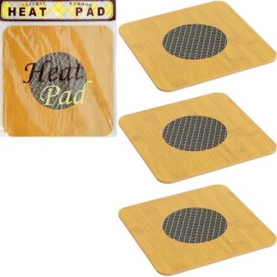 Підставка бамбукова під гаряче квадратна 19см RH-31