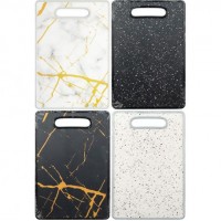 Дошка обробна з мармуровим малюнком (прямокутна) 37*23*1см HL110C