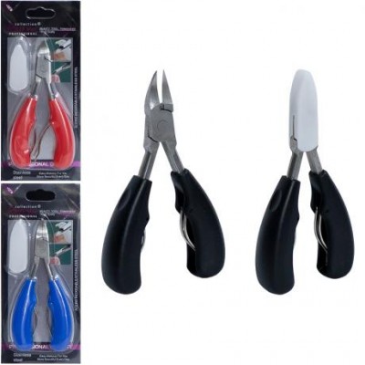 Кусачки манікюрні нержавіючої сталі 12см з захисним ковпачком 14616-1