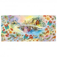 Вітальна листівка КЛАТЧ КЛГЛ 19-06 Новорічна , 211х105мм