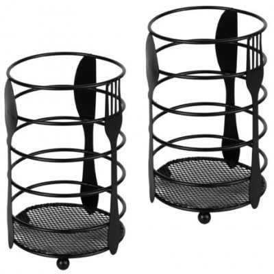 Металева підставка для столових приборів 15*10см 2516