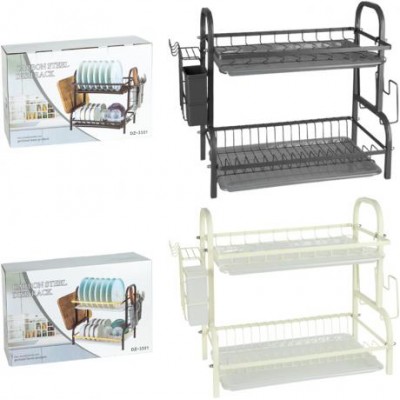 Сушарка двоярусна для посуду настільна H4125/DZ-3331